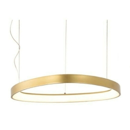 Φωτιστικό Οροφής Harmony BR97LEDP60GD 54W Led Φ60cm 120cm Gold Aca Αλουμίνιο