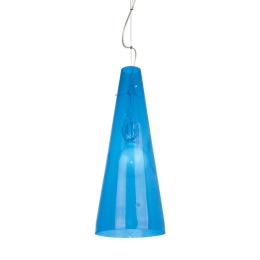 Φωτιστικό Οροφής BUGLE1PBL 1xE27 Blue-Clear Aca