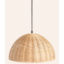 Φωτιστικό Οροφής Cane Wicker 36x19cm Natural Calma House