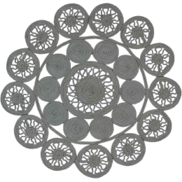 Χαλί Alyssa Silver 2B Carpet Couture 162X162cm Round