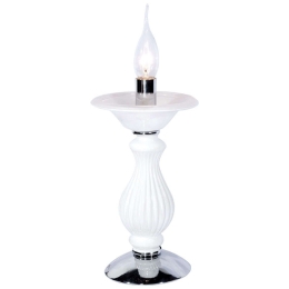 Φωτιστικό Επιτραπέζιο CX1017T Φ15x30cm 1xE14 40W White Aca