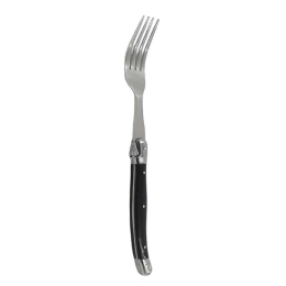 Πιρούνι Φαγητού Nero 03948 Black-Silver Dinox Ανοξείδωτο Ατσάλι
