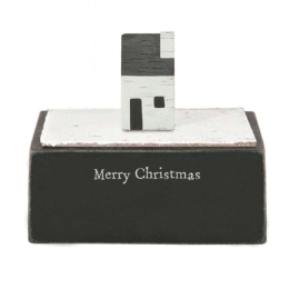 Διακοσμητικό Σπίτι Merry Christmas EI3485 6,5x8x8cm Multi