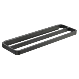 Κρεμάστρα Πετσέτας Διπλή Rim 14639 44x12,5x2,5cm Black Zone Denmark Αλουμίνιο