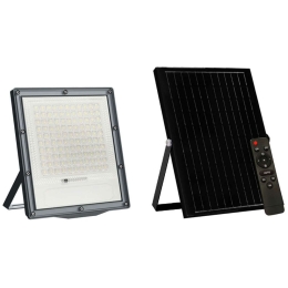 Προβολέας Ηλιακός Led FLARE12040 20x4,5x22,6/23,5x1,7x39cm Led 120W 4000K Black Aca