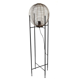 Φωτιστικό Δαπέδου FUT403 30x30x112,5cm Gold-Black Espiel