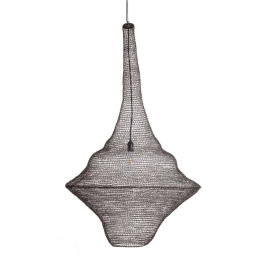 Φωτιστικό Οροφής Kentucky 01878 Φ80x140cm 1xE27 IP20 Black GloboStar