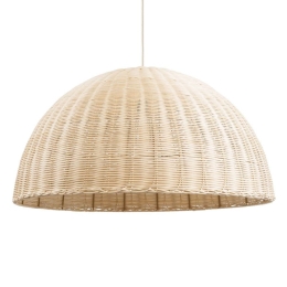 Φωτιστικό Οροφής Montana 02379 Φ80x40cm 1xE27 IP20 Beige GloboStar