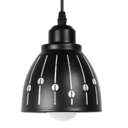 Φωτιστικό Οροφής Hunton 01476 Φ13x14cm 1xE27 Black-White GloboStar