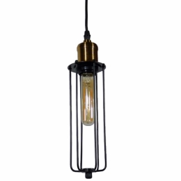 Φωτιστικό Οροφής Klece 01057 Black GloboStar Μέταλλο