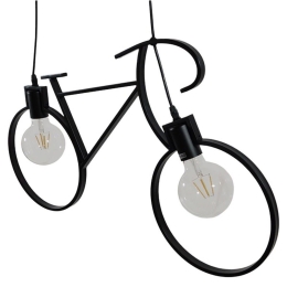 Φωτιστικό Οροφής Bike 01213 Black GloboStar Μέταλλο