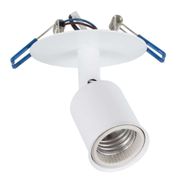 Φωτιστικό Οροφής Χωνευτό Sara 00848 Φ8x8,5cm 1xE27 White GloboStar