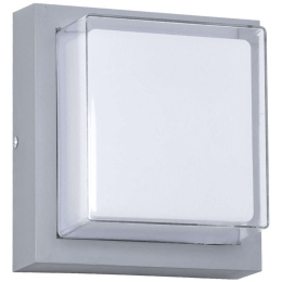 Φωτιστικό Τοίχου - Απλίκα Nexus 60768 17x17x9cm Led 1050lm 10W 4500K Grey GloboStar