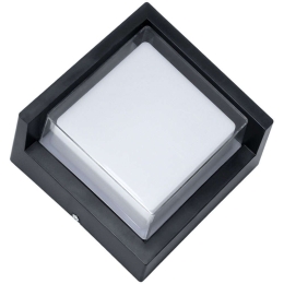 Φωτιστικό Τοίχου - Απλίκα Apex 60770 17x17x9cm Led 1050lm 10W 4500K Black GloboStar
