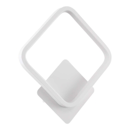 Φωτιστικό Τοίχου - Απλίκα Lena 61080 Led 12W 25x5,5x29,5cm White GloboStar Αλουμίνιο