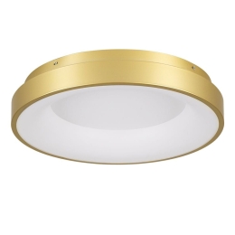 Φωτιστικό Οροφής Πλαφονιέρα Salem 61235 Led 75W Φ45cm Gold GloboStar