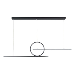 Φωτιστικό Οροφής - Ράγα Tereza 61288 110x4,5x34cm LED Με Τηλεχειριστήριο 67W 7504lm Dimmable Black G