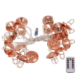 Χριστουγεννιάτικα Λαμπάκια Σειρά Lamp 20 Led 79810 3m USB 2W 2700K Bronze GloboStar