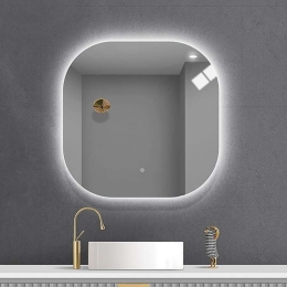 Καθρέπτης Julia 67-1060 Led Touch 60x60cm Clear Gloria PVC
