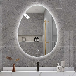 Καθρέπτης Oscar 67-4560 Led Touch 60x80cm Clear Gloria PVC