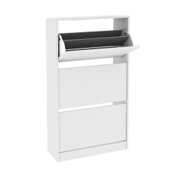 Παπουτσοθήκη Flat Duo 0080443 18 Ζευγαριών 73x26x119cm White