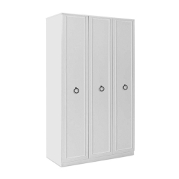 Ντουλάπα Ρούχων Hampton 0241425 Τρίφυλλη 103x52x185cm White Τρίφυλλη