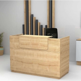 Γραφείο Reception Lemmon 0128623 200x70x110cm Sonoma