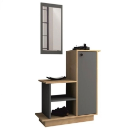 Έπιπλο Εισόδου Cute 0256493 90x35x95cm Sonoma-Anthracite