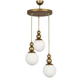 Φωτιστικό Οροφής Latona 0216716 30x30x85cm 3xE27 60W Gold Megapap Μέταλλο