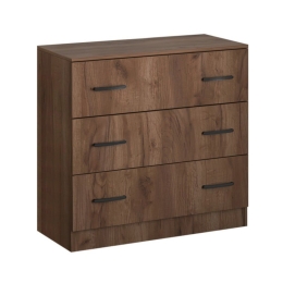 Συρταριέρα Frida 0233236 80x44x80cm Light Walnut