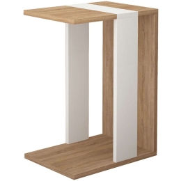 Τραπεζάκι Βοηθητικό Zetti C 0214387 30x40x57cm Natural-White
