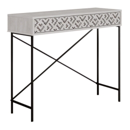 Κονσόλα Heaton 0233139 110x35,6x90cm Antique White