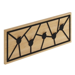 Κρεμάστρα Τοίχου Trace 0241574 74,6x1,8x26,6cm Sapphire Oak Μοριοσανίδα, Μελαμίνη