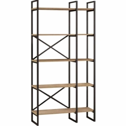Βιβλιοθήκη Dusan 0249808 87,5x30x175cm Oak