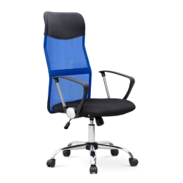 Καρέκλα Γραφείου Marco Mesh 0223107 62x59x110/120cm Blue - Black