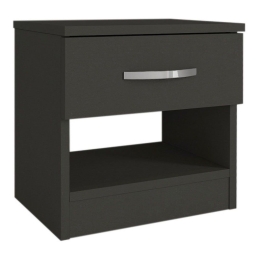 Κομοδίνο Lube 0228212 40x28,2x40cm Anthracite