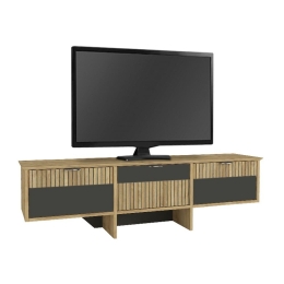 Έπιπλο Τηλεόρασης Venita 0241028 150x35x45,3cm Sapphire Oak - Anthracite