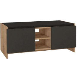 Παπουτσοθήκη Verly 0249144 110x33,2x43cm Oak-Anthracite Μοριοσανίδα, Μελαμίνη