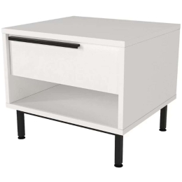 Κομοδίνο Suzy 0252875 50x45x41,6cm Black-White