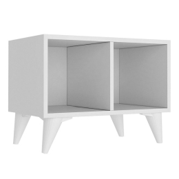 Κομοδίνο - Βοηθητικό Τραπεζάκι Oliver 0234605 65,4x30x48,6cm White