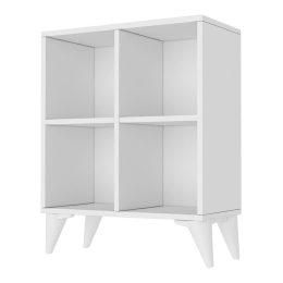 Κονσόλα - Βιβλιοθήκη Oliver 0234619 65,4x30x80,4cm White