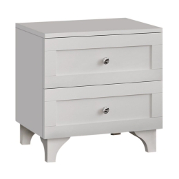 Κομοδίνο Emily 0235956 45x42x55cm White