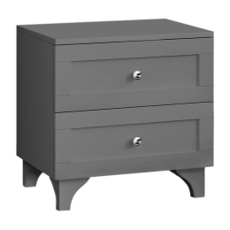 Κομοδίνο Emily 0235957 45x42x55cm Anthracite