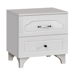 Κομοδίνο Assos 0235958 45x42x55cm White