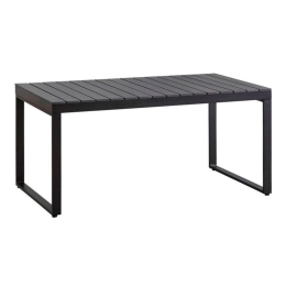 Τραπέζι Κήπου Poseidon 0237379 150x82x75cm Black