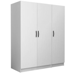 Ντουλάπα Τρίφυλλη Victoria 0260760 150x60x181cm White Τρίφυλλη