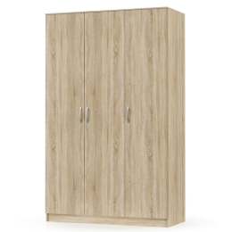 Ντουλάπα Τρίφυλλη Simple GR-SIM3D 120x52x205cm Sonoma Three Door