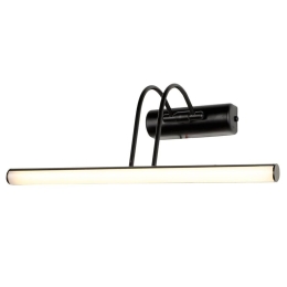 Φωτιστικό Τοίχου - Απλίκα Curve AP 01-0399 LED 6W 3000/4000/6500K 600Lm 35x20,5x20cm Black Heronia
