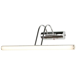 Φωτιστικό Τοίχου - Απλίκα Curve AP 01-0401 LED 6W 3000/4000/6500K 600Lm 35x20,5x20cm Nickel Heronia