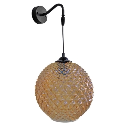 Φωτιστικό Τοίχου GL-5010/AP 02-0224 Honey Heronia Γυαλί